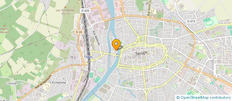 localisation de l'entreprise BDVL  SENS