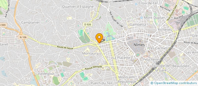 localisation de l'entreprise BDVM à NIMES