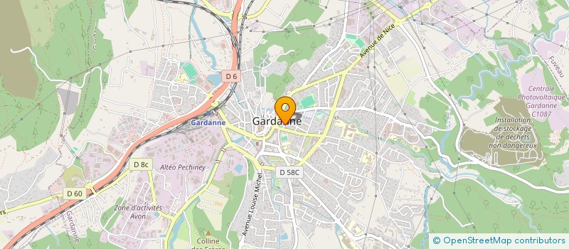 localisation de l'entreprise BDVMS HOLDING  GARDANNE