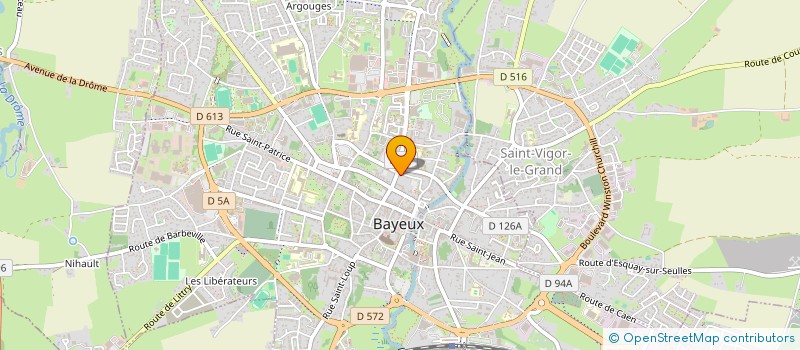 localisation de l'entreprise BDVP  BAYEUX