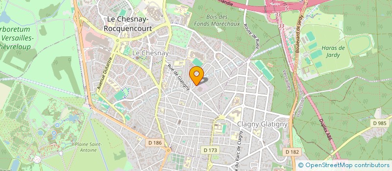 localisation de l'entreprise BDVR CONSULTING  LE CHESNAY-ROCQUENCOURT