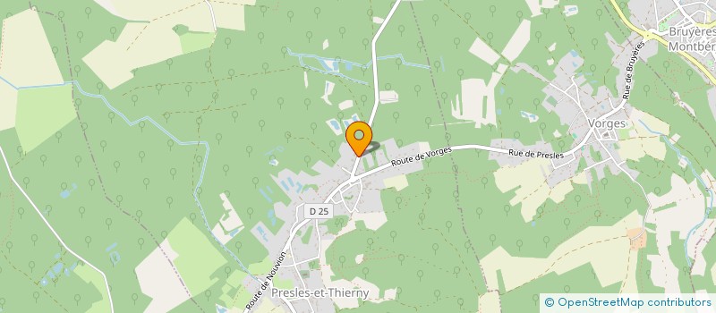 localisation de l'entreprise BDX IMMO  PRESLES-ET-THIERNY