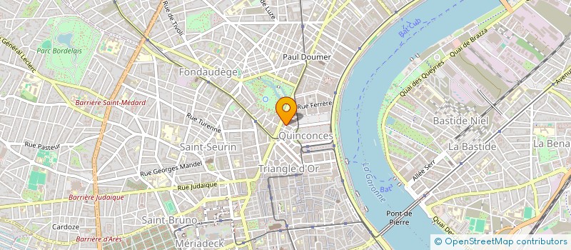 localisation de l'entreprise BDX NETWORK à BORDEAUX