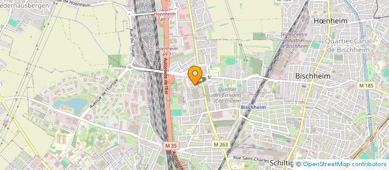 localisation de l'entreprise BDX SERVICES  BISCHHEIM