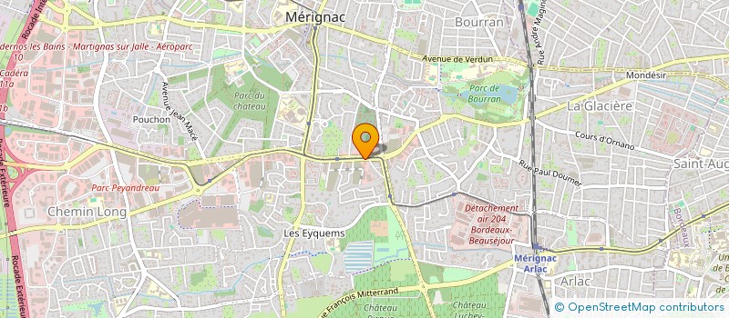 localisation de l'entreprise BDXMER à MERIGNAC