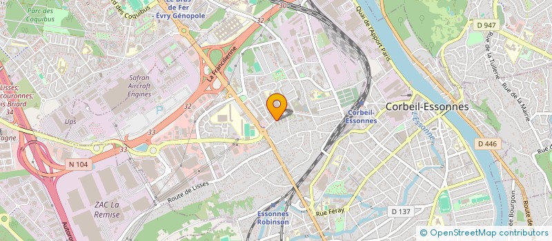 localisation de l'entreprise BDY GROUPE à CORBEIL-ESSONNES
