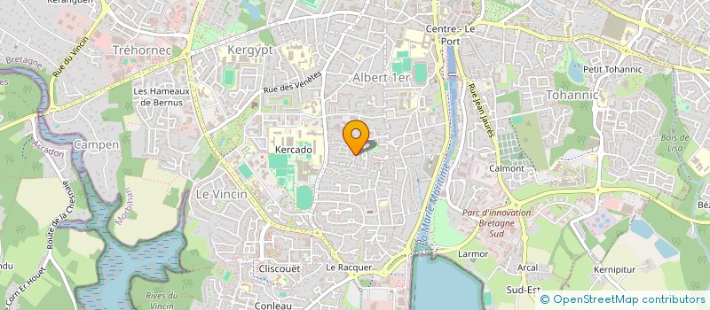 localisation de l'entreprise BE 56  VANNES