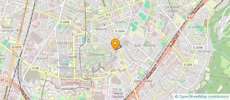 localisation de l'entreprise BE A BEE à GRENOBLE