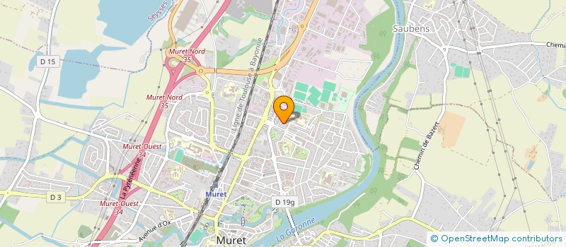 localisation de l'entreprise BE ACTIV' à MURET