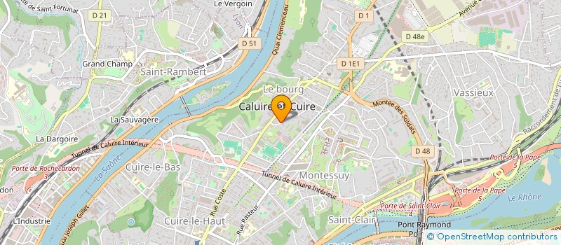 localisation de l'entreprise BE ADVANCED SERVICES & CONSULTING à CALUIRE-ET-CUIRE