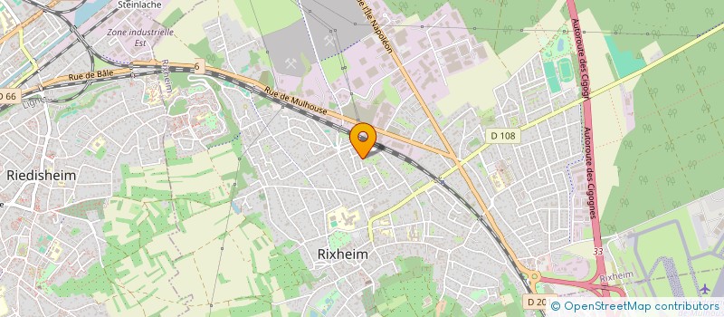 localisation de l'entreprise BE AGENCEMENT  RIXHEIM