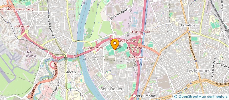 localisation de l'entreprise BE-AIR  PIN-BALMA