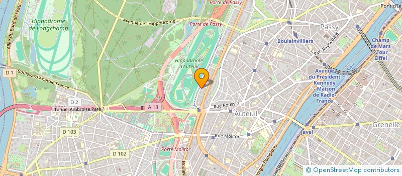 localisation de l'entreprise BE AND FLY  PARIS