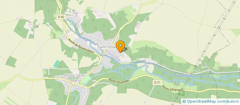 localisation de l'entreprise BE AND GO  SAINT-HILAIRE