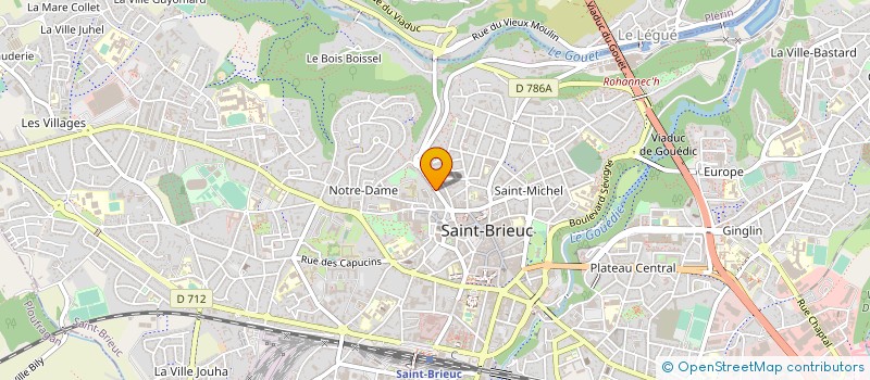 localisation de l'entreprise BE AND JADE à SAINT-BRIEUC