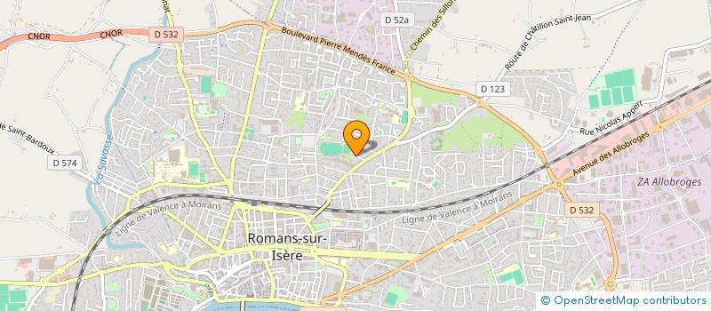 localisation de l'entreprise BE ANOTHER  ROMANS-SUR-ISERE