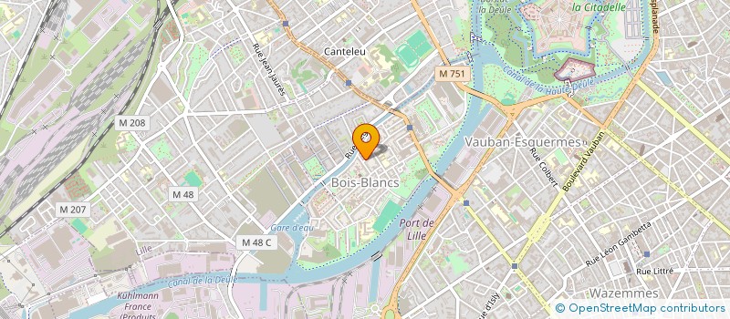 localisation de l'entreprise BE AT OM à LILLE