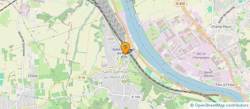 localisation de l'entreprise BE AUTOMATISME  SAINT-GERMAIN-AU-MONT-D'OR