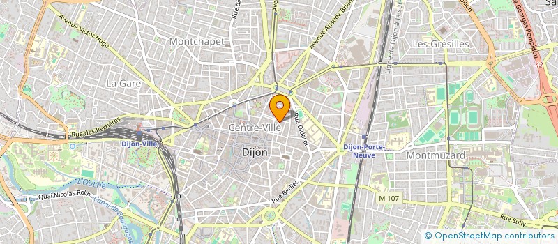 localisation de l'entreprise BE BAROCK à DIJON