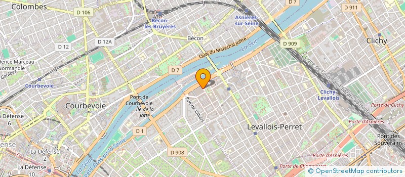 localisation de l'entreprise BE&BELIEVE  LEVALLOIS-PERRET