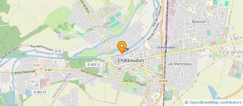 localisation de l'entreprise BE BEUCH à CHATEAUDUN