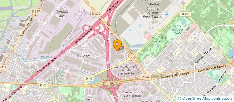 localisation de l'entreprise BE BIO CONCEPT à AULNAY-SOUS-BOIS