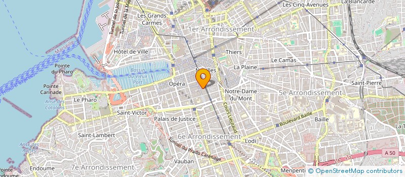 localisation de l'entreprise BE BODY à MARSEILLE