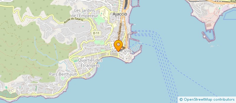 localisation de l'entreprise BE-BOP à AJACCIO