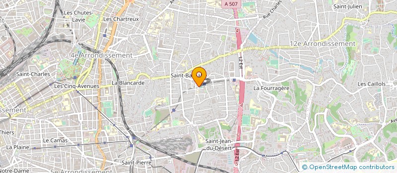 localisation de l'entreprise BE BOP FOREVER  MARSEILLE