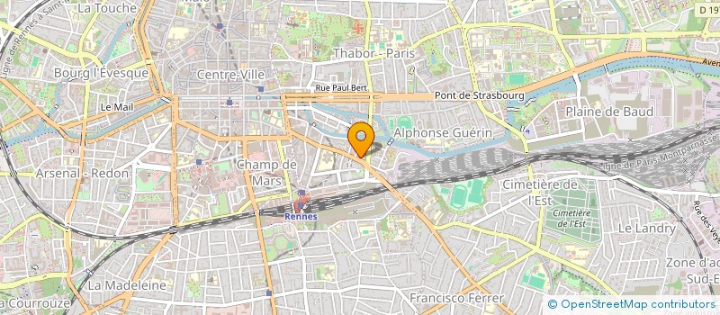localisation de l'entreprise BE BRAY  RENNES