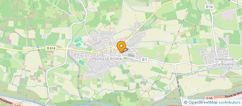 localisation de l'entreprise BE-BUSINESS  PEZILLA-LA-RIVIERE