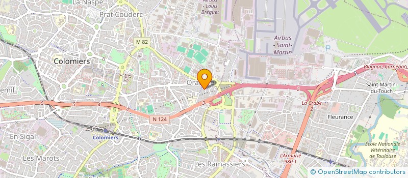 localisation de l'entreprise BE CALA à COLOMIERS