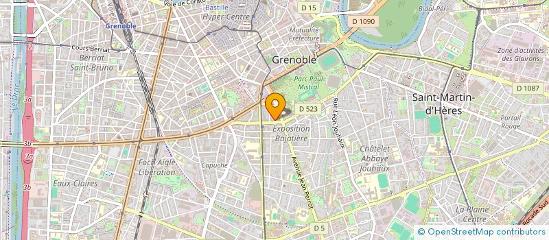 localisation de l'entreprise BE CAUSE à GRENOBLE