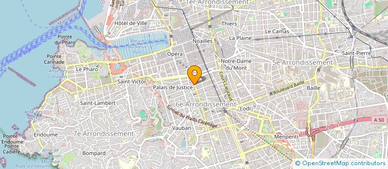 localisation de l'entreprise BE CAUSE CLUB à MARSEILLE