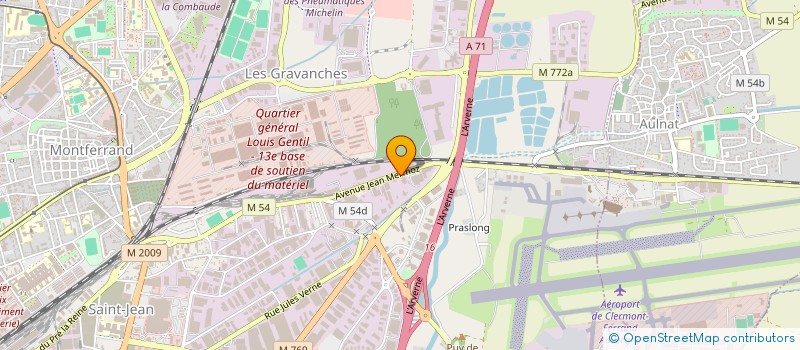 localisation de l'entreprise BE CLIM  CLERMONT-FERRAND