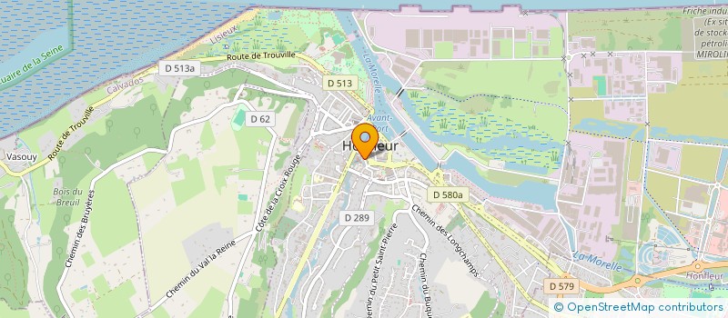 localisation de l'entreprise BE CLP à HONFLEUR