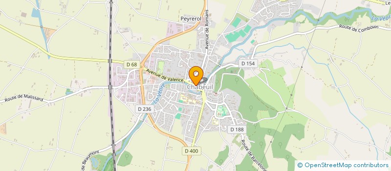 localisation de l'entreprise BE.CMIG à CHABEUIL