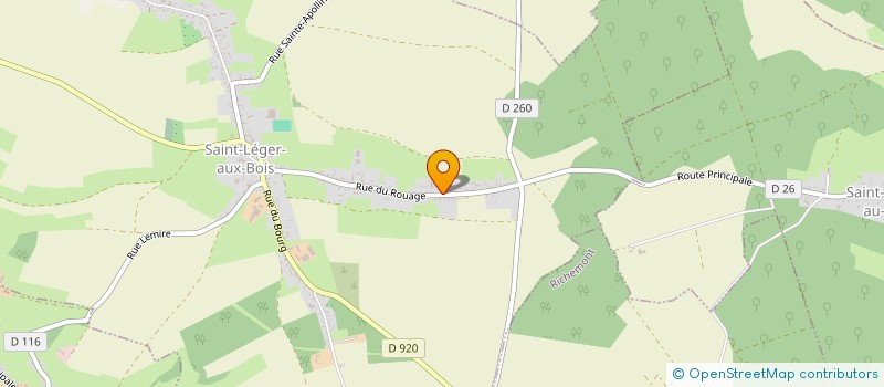 localisation de l'entreprise BE COMPOSE IT  SAINT-LEGER-AUX-BOIS