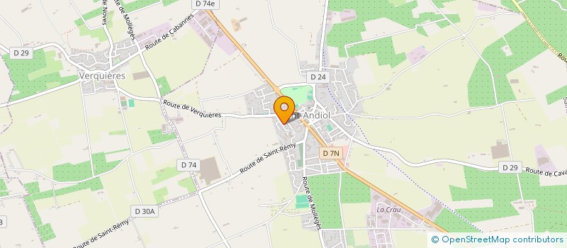 localisation de l'entreprise BE CONCEPT 13  SAINT-ANDIOL