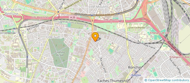 localisation de l'entreprise BE CONNECT à LILLE