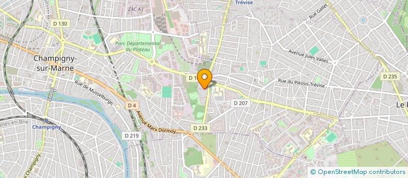 localisation de l'entreprise BE CONNEXION à CHAMPIGNY-SUR-MARNE