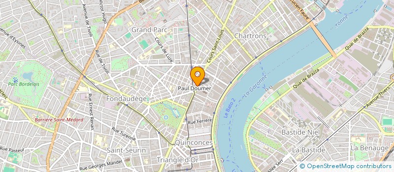 localisation de l'entreprise BE CONSEIL  BORDEAUX