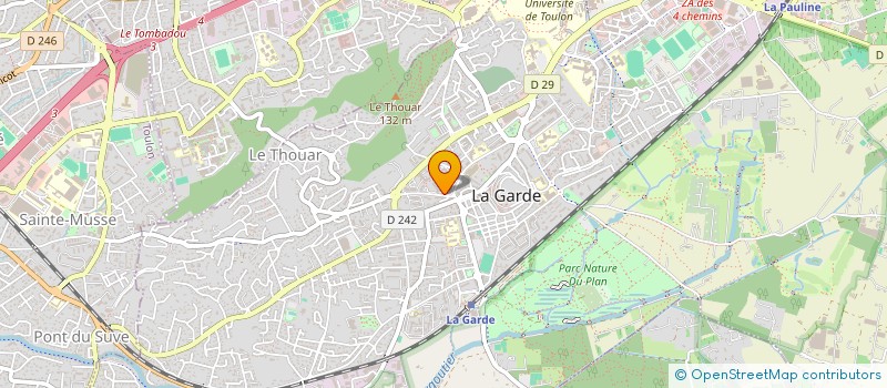 localisation de l'entreprise BE CONSULTING à LA GARDE