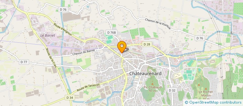 localisation de l'entreprise BE COOL à CHATEAURENARD