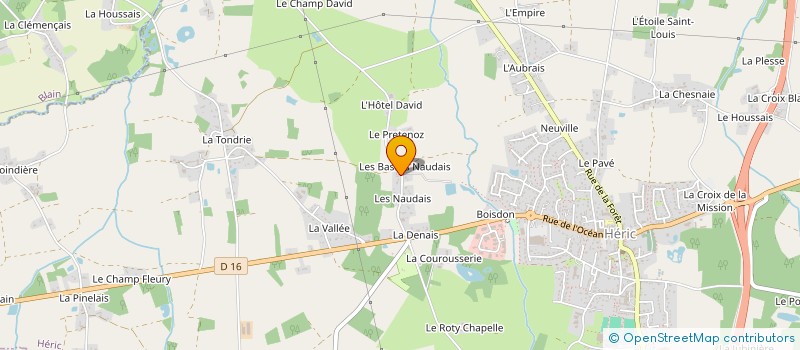 localisation de l'entreprise BE COZ à HERIC