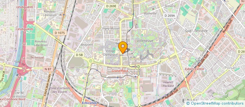 localisation de l'entreprise BE DEBARRAS ET NETTOYAGE  GRENOBLE