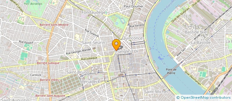 localisation de l'entreprise BE DESIGN à BORDEAUX
