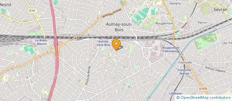 localisation de l'entreprise BE DIAMOND à AULNAY SOUS BOIS