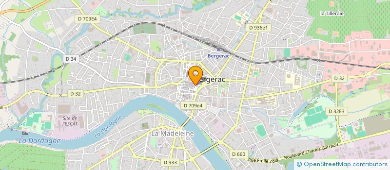 localisation de l'entreprise BE DIFFUSION à BERGERAC