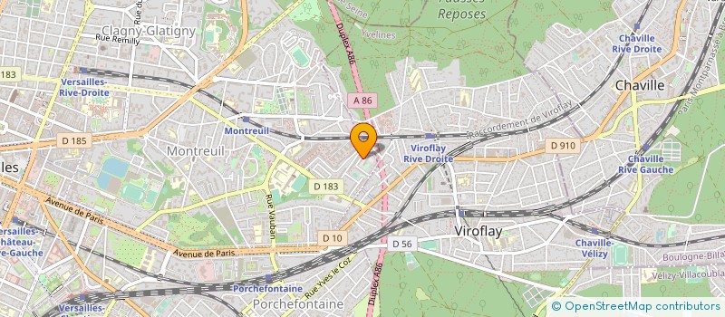 localisation de l'entreprise BE'DING BEDINGUE THEATRE à VERSAILLES